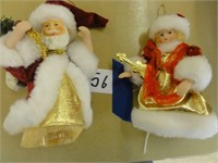 Santa and Angel Tree Ornaments