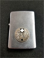 Vintage Zippo Lighter OC Cross