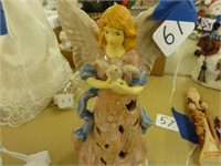 Ceramic Angel Figurine (8" tall)