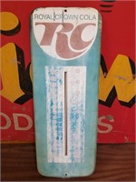 RC Royal Crown Cola Metal Thermometer