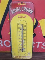 Drink Royal Crown Cola Metal Thermometer