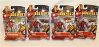 4 Iron Man 2 Action Figures, NIB