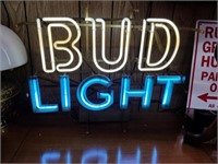 Bud Light Neon Beer Sign 18 & 1/2 x 23"