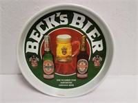 Becks Beer Tray 13" Diameter