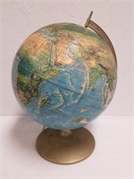 Vintage World Globe 15" H