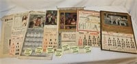 Vintage Calendars (1920s-40s) (See Desc)