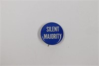 1969 Anti-Vietnam Nixon Protest Pin-Back
