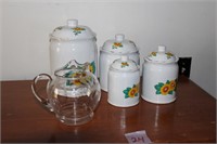 Sunflower Canister Set & Picture