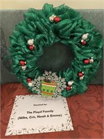 Green Ribbon Wreath