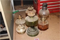 Pile of Misc. Oils Lamps