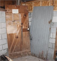 2 Old Wooden Doors