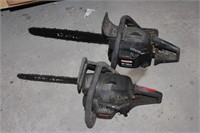 Pair of Craftman Chain Saws