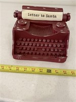 Letter to Santa Ceramic Typewriter