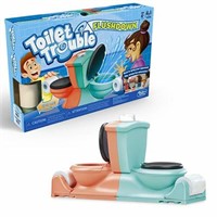 New Hasbro(r) Board Game Toilet Trouble Flushdown
