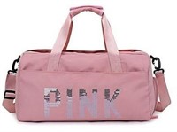 NWT Pink Forestfish Sports Gym Travel Duffel Bag