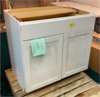 Shaker style floor cabinet 36w24d 45 t