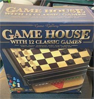 Game house with 12 classic game s