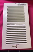Metal air vent 12x6 white