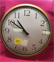 Battery operated clock 16" wide