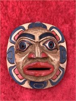 Reproduction Tlingit style wall hanger, 4", import