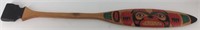 Reproduction Tlingit wood paddle, 39"           (I
