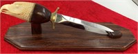 Gerber dagger with hardwood and ivory handle, with