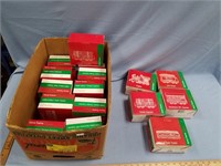 Box lot of Christmas figurines, mostly 1998 from H