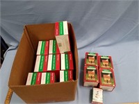 Box lot of Christmas figurines, mostly 1998 from H