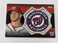 2013 Topps Bryce Harper Nationals Comm. Patch