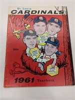 1961 Saint Louis Cardinals Yearbook