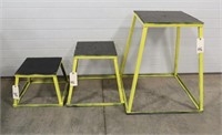 Set - Yellow Plyoboxes (12", 24", 36")