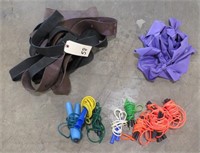Lot - Misc. Training Bands & Jump Ropes