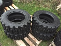 (4x) New 10-16.5 Tourtrack HD Skidloader Tires