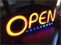 Illuminated Open Sign