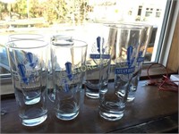 7 Asst Steam Whistle Beer Glasses