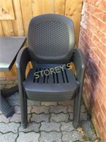 Plastic Stacking Patio Chair