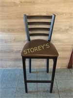 Metal Cushioned Bar Stool - 29"