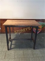 28 x 48 Metal Base Bar Table