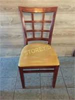 Yellow Cushioned Dining Chair