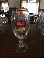 5 Stella Beer Glasses