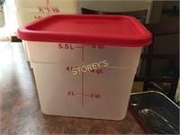 6qrt Food Container w/ Lid