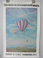23" x 35" Balloon Championships Poster Print