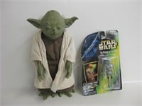 12" Tall Electronic Yoda & NIP Star Wars Droid