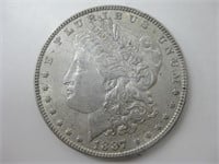 1887 Silver Morgan Dollar - Philadelphia Mint