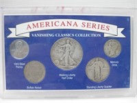 Americana Series US Mint Coins In Display Slab