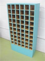 60 Space Wood Cubby / Wine Bottle Holder