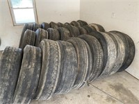 25 Truck Tires; Various Sizes & Brands
