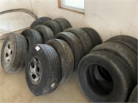15 Used Truck Tires