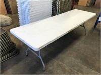 (5) 8ft Plastic Folding Tables