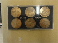 6 Space Firsts Coins